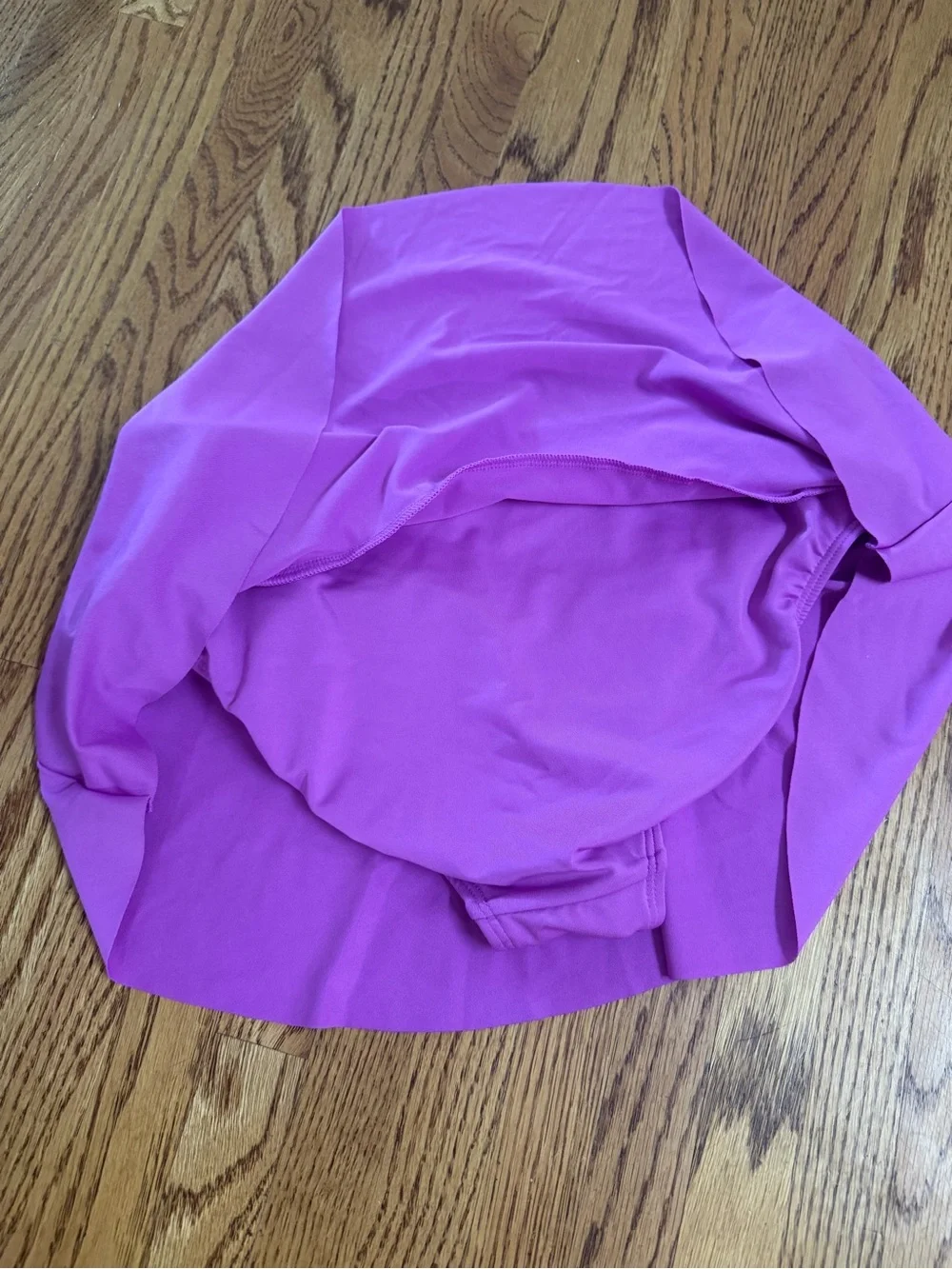 Lands' End Girls' Swim Skirt Bikini Bottoms in Hot Pink & Purple